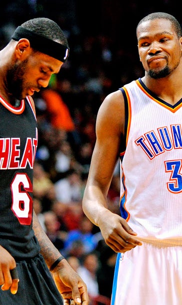 Heat's LeBron James second to Thunder's Kevin Durant in MVP voting